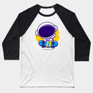 Skater Astronaut Baseball T-Shirt